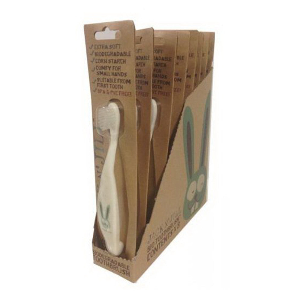 Jack N Jill Bio Toothbrush, Bunny, 8 Ea